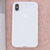 Ốp lưng iPhone X-XS Nhựa cứng viền dẻo Glass simple II JM trắng