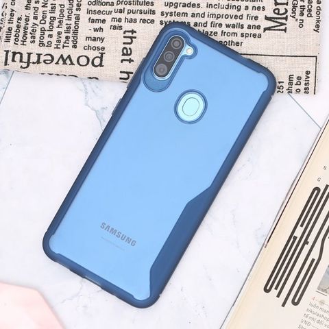 Ốp lưng Galaxy A11 nhựa dẻo Blade TPU COSANO Navy