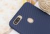 Ốp lưng Oppo A7 Nhựa dẻo Carbon Fibre TPU COSANO xanh navy