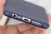 Ốp lưng Oppo A7 Nhựa dẻo Carbon Fibre TPU COSANO xanh navy