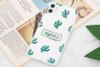 Ốp lưng iPhone 11 Nhựa dẻo UV printing OSMIA CKTG549 Xương rồng Trắng