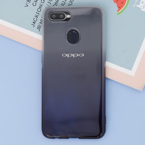 Ốp lưng Oppo F9 Nhựa dẻo Color soft TPU JM đen