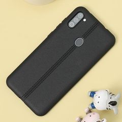  Ốp lưng Galaxy A11 nhựa dẻo Double Line OSMIA Đen 