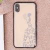 Ốp lưng iPhone X-XS Nhựa dẻo Electroplating đầm dạ hội COSANO đen