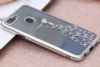 Ốp lưng Oppo F9 Nhựa dẻo Electroplating đầm dạ hội COSANO bạc