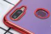 Ốp lưng Oppo F9 Nhựa dẻo Electroplating đầm dạ hội COSANO đỏ
