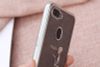 Ốp lưng Oppo F9 Nhựa dẻo Electroplating đầm dạ hội COSANO bạc