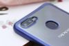 Ốp lưng Oppo F9 Nhựa dẻo Electroplating future COSANO xanh navy