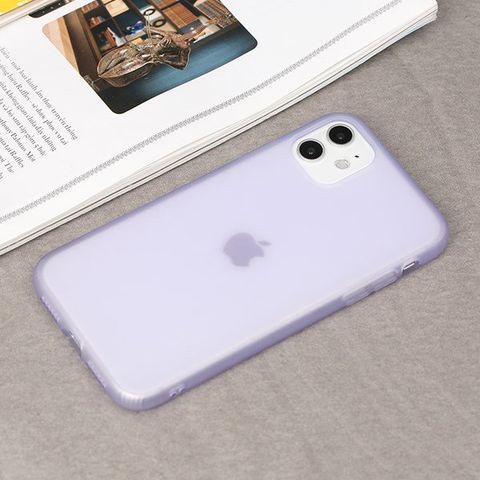 Ốp lưng iPhone 11 Nhựa dẻo Jelly Silicone JM Tím