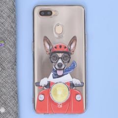  Ốp lưng Oppo A7 Nhựa dẻo Lucky Dog JM JM171211 