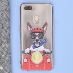  Ốp lưng Oppo A7 Nhựa dẻo Lucky Dog JM JM171211 