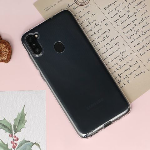 Ốp lưng Galaxy A11 Nhựa dẻo Nake slim JM TPU Nude