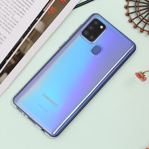 Ốp lưng Galaxy A21S Nhựa dẻo Nake slim JM TPU Nude