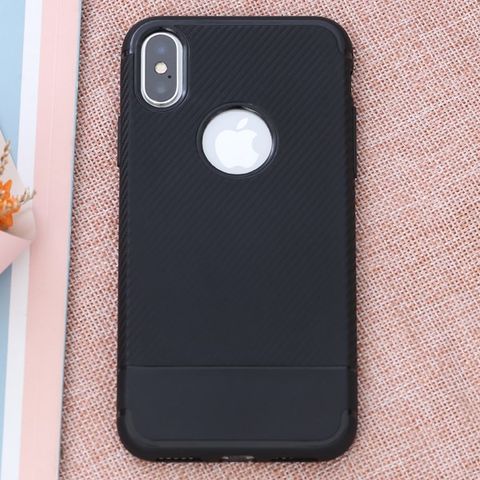 Ốp lưng iPhone X-XS Nhựa dẻo New Carbon Fibre COSANO đen