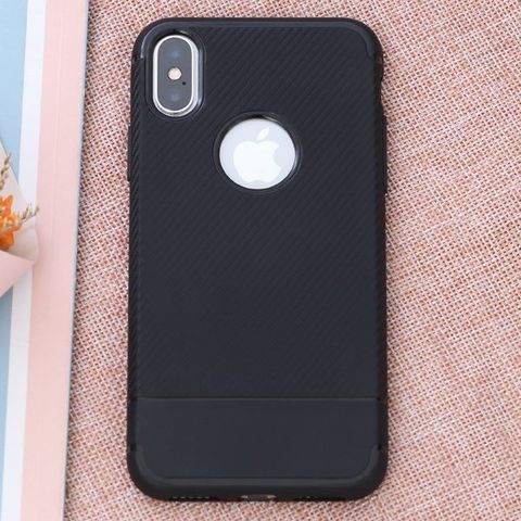 Ốp lưng iPhone X-XS Nhựa dẻo New Carbon Fibre COSANO đen
