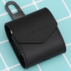 Túi đựng AirPods 1 & 2 nhựa dẻo PU kèm móc JM PL07 Đen 