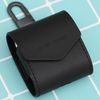 Túi đựng AirPods 1 & 2 nhựa dẻo PU kèm móc JM PL07 Đen