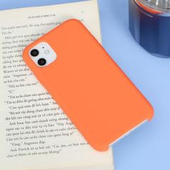  Ốp lưng iPhone 11 nhựa dẻo LIQUID SILICONE B JM Clementine (Cam) 