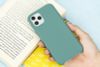 Ốp lưng iPhone 11 Pro nhựa dẻo LIQUID SILICONE B JM Xanh cây thông