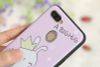 Ốp lưng Oppo A7 nhựa dẻo TPU printing MEEKER TSK020 Thỏ hồng