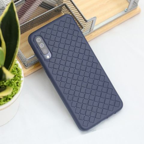 Ốp lưng Galaxy A50/A50s Nhựa dẻo Woven OSMIA Xanh Navy