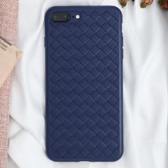  Ốp lưng iPhone 7 Plus - 8 Plus nhựa dẻo Woven OSMIA Xanh Navy 
