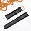 Dây da đồng hồ 20 mm đen L023-07