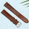Dây da đồng hồ size 18 mm nâu nhạt DVM3K1