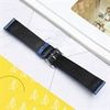 Dây da đồng hồ size 20 mm xanh nhạt DVM6K3