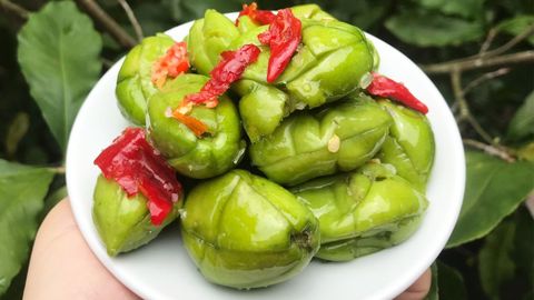 Cách làm cà na đập dập chua ngọt thấm vị, cay ngon khó cưỡng