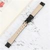 Dây da đồng hồ size 12 mm đen G027
