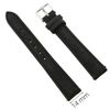 Dây da đồng hồ size 14 mm đen G027