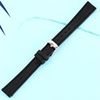 Dây da đồng hồ size 14 mm đen G027