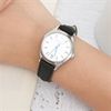 Dây da đồng hồ size 14 mm đen G027