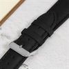 Dây da đồng hồ size 20 mm đen G027