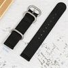 Dây da đồng hồ size 18 mm đen G041