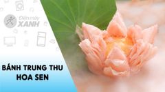 2 Cách làm bánh trung thu hoa sen “ngàn lớp” không cần lò nướng cực đẹp 