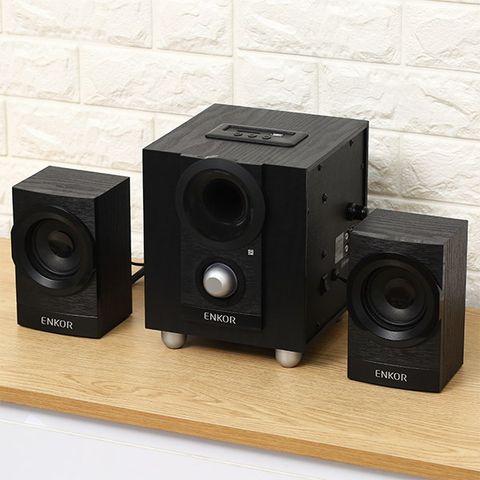 Loa vi tính Bluetooth Enkor E700 Đen - 2.1