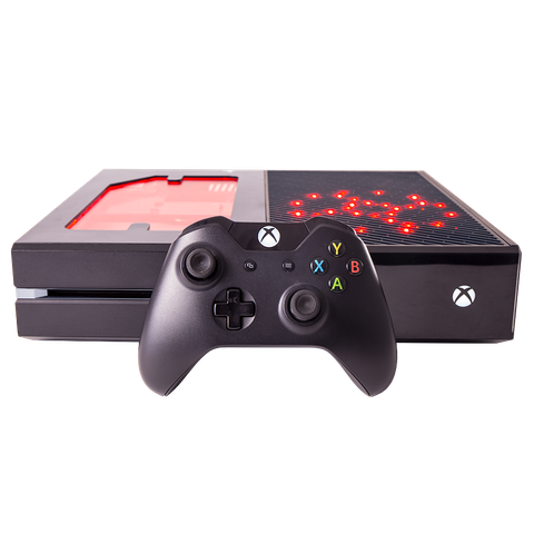 Microsoft Xbox One Rgb Red Led Console 1Tb (Premium Refurbished By Eb)