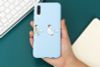 Ốp lưng Galaxy A50/A50S Nhựa dẻo Solid printing MEEKER TSKB281 Cô gái mèo