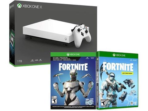 Microsoft Xbox One X - Fortnite Frostbite Bonus 3000 V-Bucks 1Tb