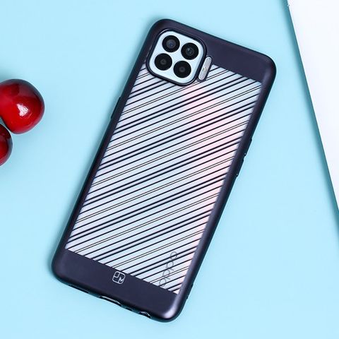 Ốp lưng Oppo A93 Nhựa dẻo Meteori JM Đen