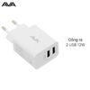 Adapter Sạc 2.4A Dual AVA ACL168A Trắng