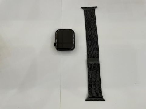 Apple Watch S5 LTE, 44mm Space Black Stainless Steel Case with Space Black Milanese Loop (MWWL2VN/A)