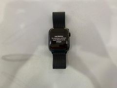  Apple Watch S5 LTE, 44mm Space Black Stainless Steel Case with Space Black Milanese Loop (MWWL2VN/A) 