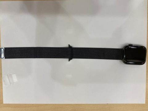 Apple Watch S5 LTE, 44mm Space Black Stainless Steel Case with Space Black Milanese Loop (MWWL2VN/A)