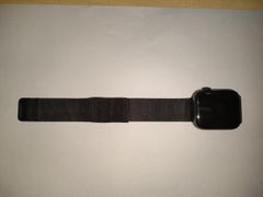  Apple Watch S5 LTE, 44mm Space Black Stainless Steel Case with Space Black Milanese Loop (MWWL2VN/A) 