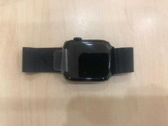  Apple Watch S5 LTE, 44mm Space Black Stainless Steel Case with Space Black Milanese Loop (MWWL2VN/A) 