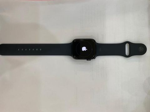 Apple Watch S6 GPS, 44mm Space Gray Aluminium Case with Black Sport Band - Regular (M00H3VN/A)