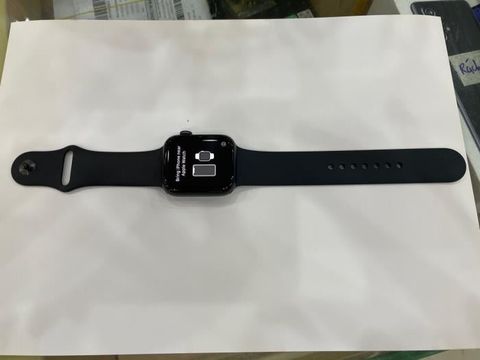 Apple Watch S6 GPS, 44mm Space Gray Aluminium Case with Black Sport Band - Regular (M00H3VN/A)